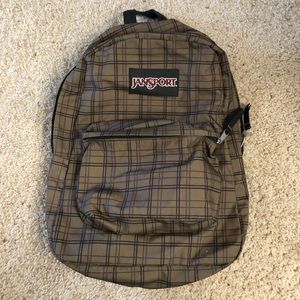 Vintage green Jansport backpack